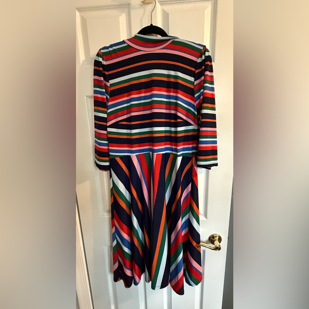 Eloquii Multicolor Striped Dress - Picture 2 of 6
